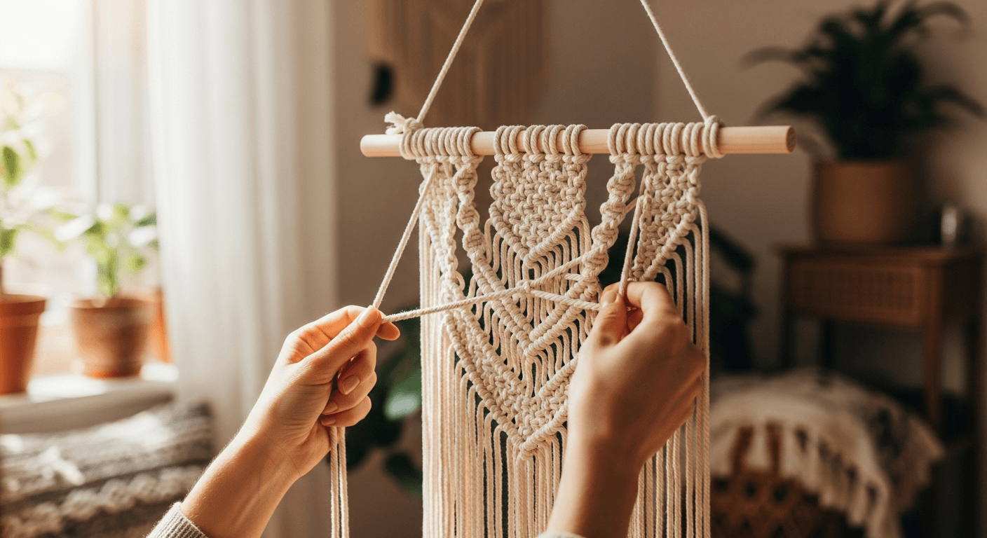 Create a Stunning Macrame Wall Hanging: Step-by-Step Tutorial