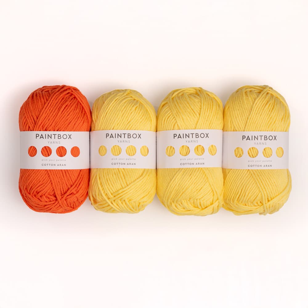 Paintbox Yarns Cotton Aran Daisy the Chick 4 Ball Crochet Kit