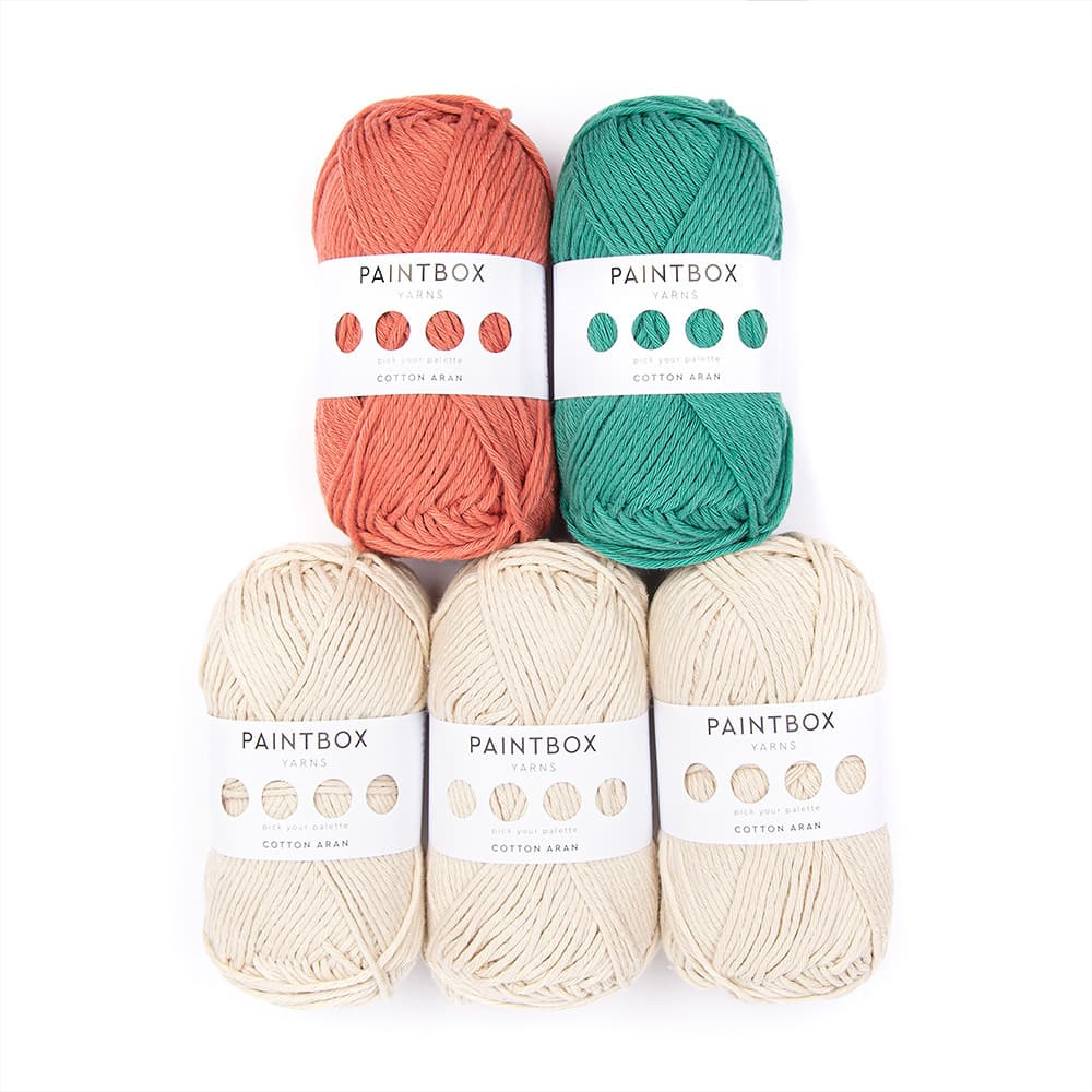 Paintbox Yarns Cotton Aran Mollie the Bunny 5 Ball Crochet Kit