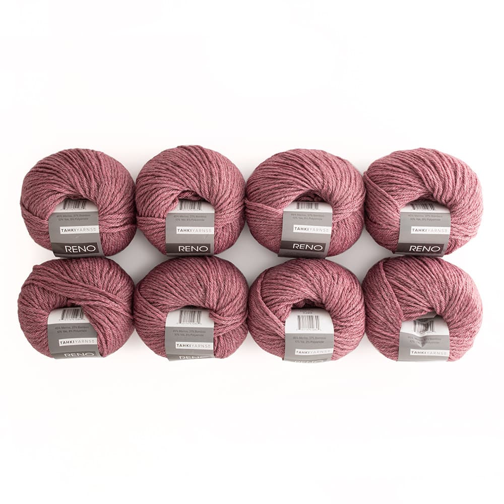 Tahki Yarns Reno Crystal Bay Hat & Scarf 8 Ball Knitting Kit