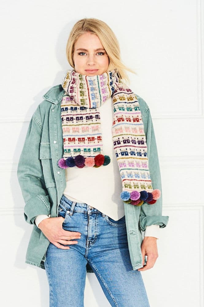 Stylecraft The Wee Houses MAL by Blogstar Julia Marsh - The Wee Houses Scarf