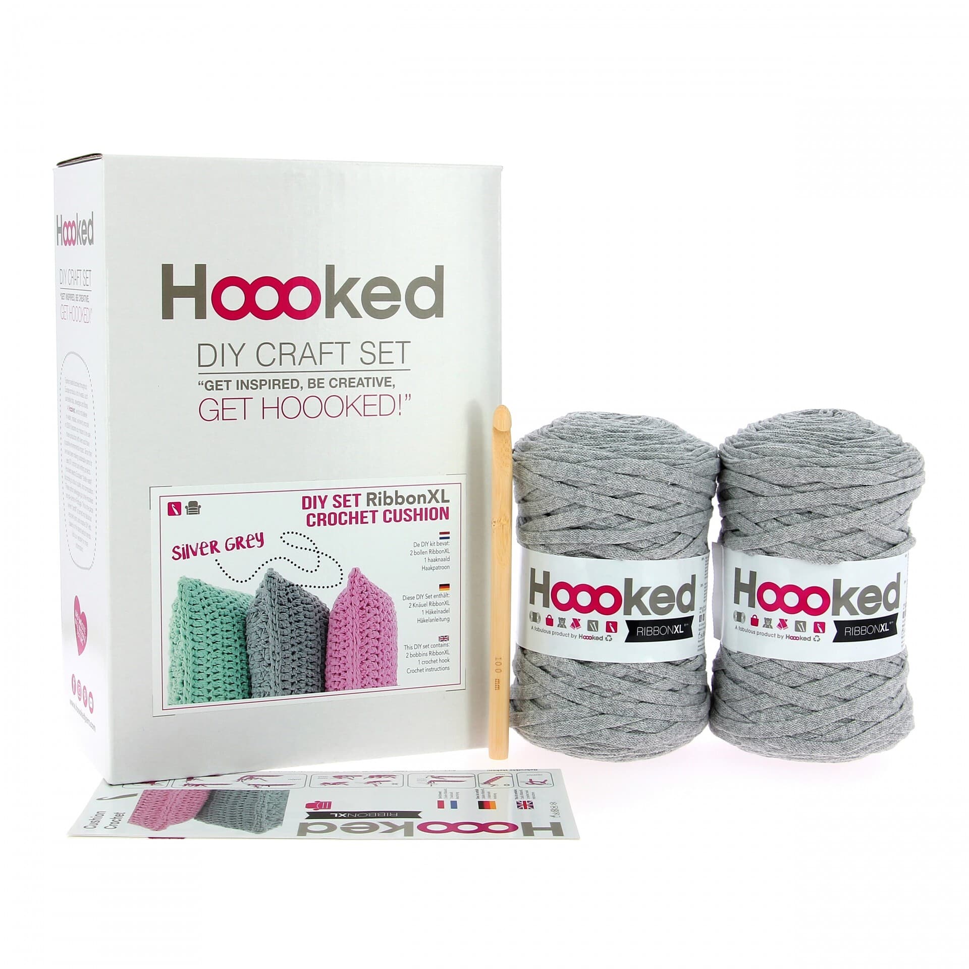 Hoooked RibbonXL Crochet Cushion DIY Kit