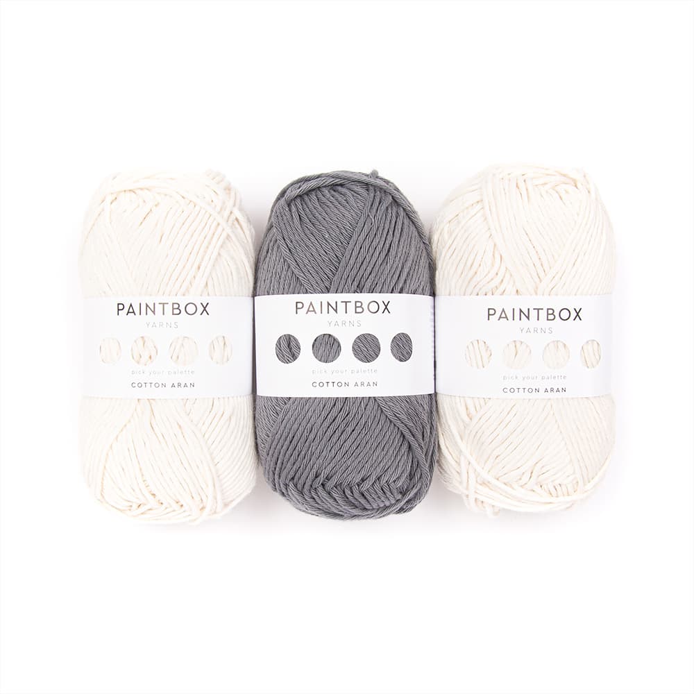 Paintbox Yarns Cotton Aran Norman The Sheep 3 Ball Crochet Kit