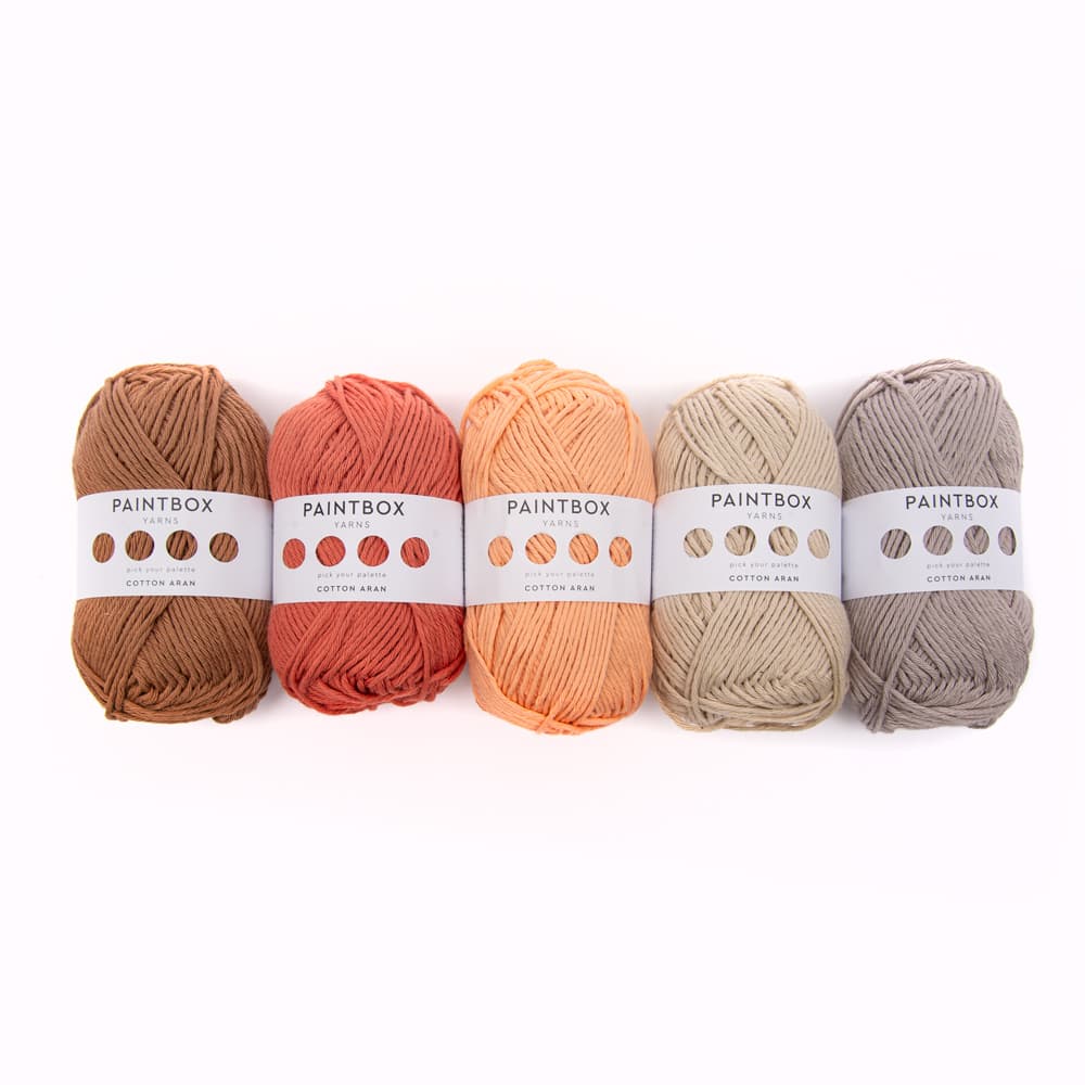 Paintbox Yarns Cotton Aran 5 Ball Ombre Colour Pack