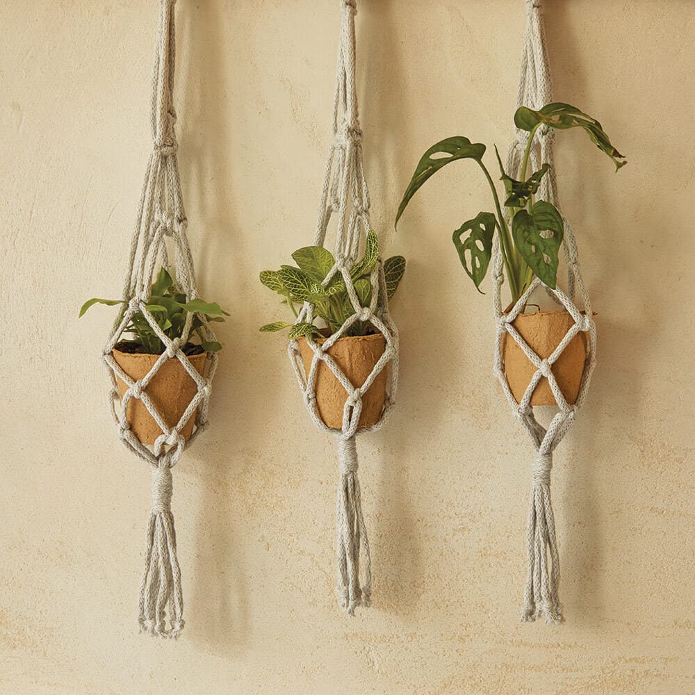 DMC Mindful Making The Exhale Plant Hanger Macrame Kit