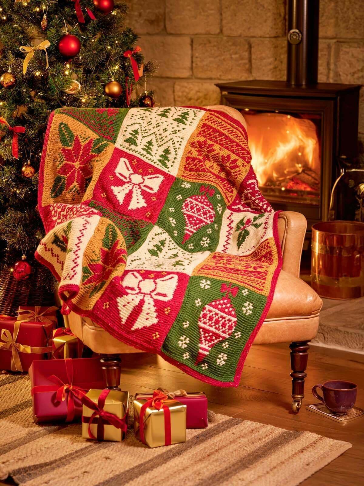 West Yorkshire Spinners ColourLab Aran Baubles & Bows KAL - Knit Bundle