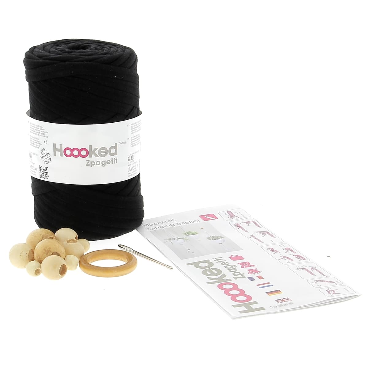 Hoooked Zpagetti Macrame Hanging Basket