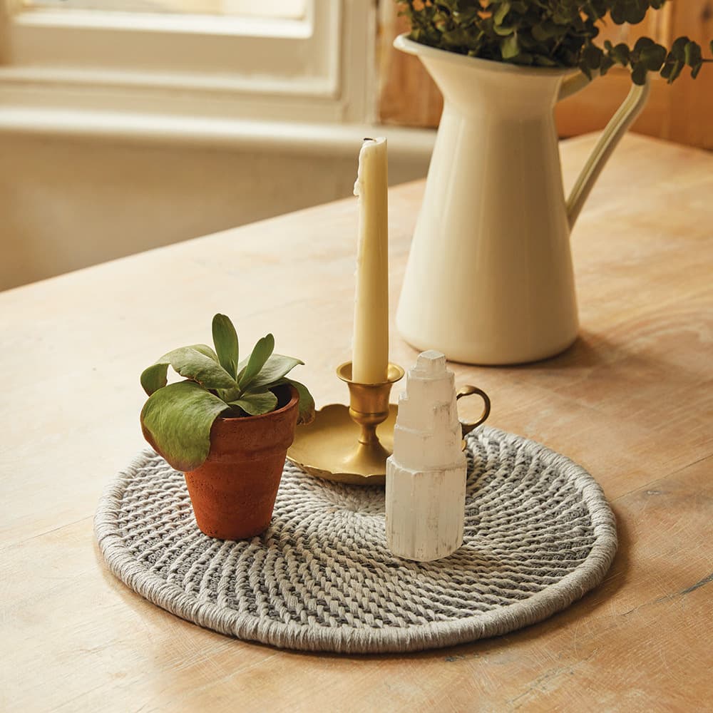 DMC Mindful Making The Wind Down Table Mat Macrame Kit
